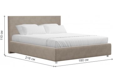 Двуспальная кровать Кариба