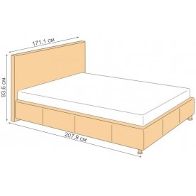 Двуспальная кровать Tiffany