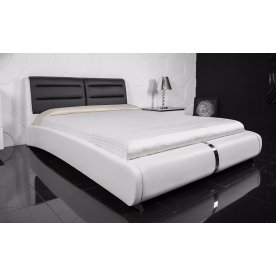 Кровать Verina 160х200 черно-белая