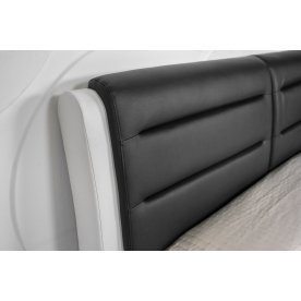 Кровать Verina 160х200 черно-белая