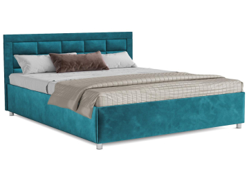 Полутораспальная кровать Версаль сине-зеленый бархат star velvet 43 black green