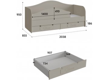 Односпальная кровать ДримСтар