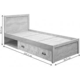 Односпальная кровать Diesel