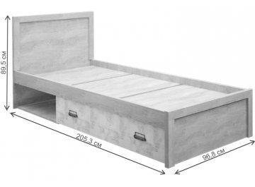 Односпальная кровать Diesel