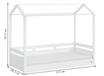 Односпальная кровать Montes Baby