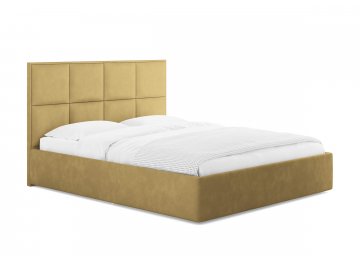 Односпальная кровать Helga горчичный эвита