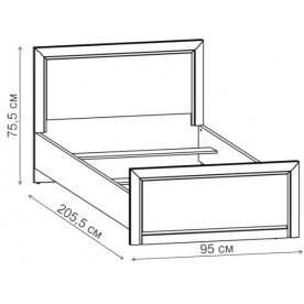 Односпальная кровать Коен LOZ 90x200