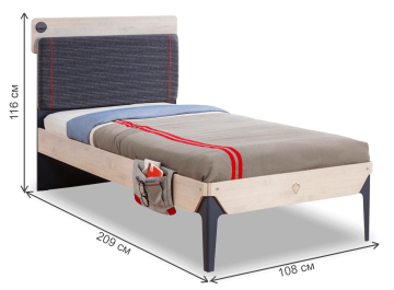 Односпальная кровать Line Trio