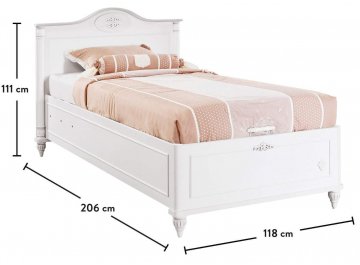 Односпальная кровать Romantic