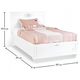 Односпальная кровать Romanticа