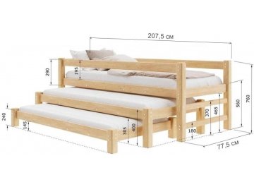 Подростковая кровать Лего
