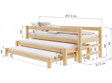 Подростковая кровать Лего