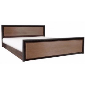 Кровать Коен (каркас) LOZ 140 см x 200 см венге магия / штрокс темный