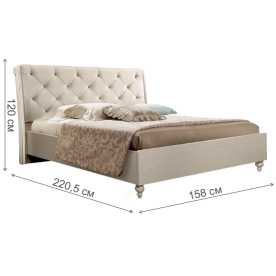 Полутораспальная кровать Венеция