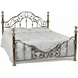 Кровать WF 9603 140 см x 200 см античная медь