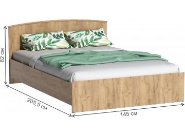 Полутораспальная кровать арт.032