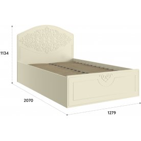 Полутораспальная кровать Ассоль плюс АС-68