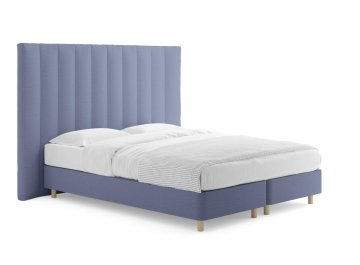 Двуспальная кровать Barbara синий тедди