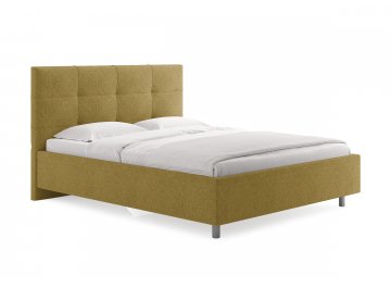 Полутораспальная кровать Caprice горчичный кашемир
