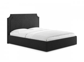 Двуспальная кровать Eliot графитовый кашемир