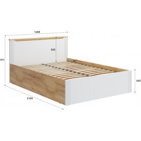 Полутораспальная кровать Эмилия ЭЛ-33