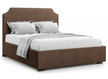 Полутораспальная кровать Izeo 140 коричневый велюр (velutto 23)