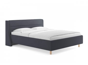 Односпальная кровать Madrid графитовый диагональ