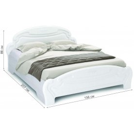 Полутораспальная кровать Медина КР 041