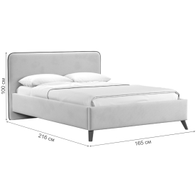 Полутораспальная кровать Миа С