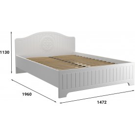 Полутораспальная кровать Монблан МБ-602К