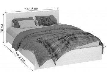 Полутораспальная кровать Адайн КР-140