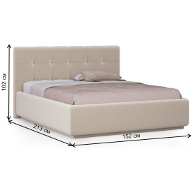 Полутораспальная кровать Sabina