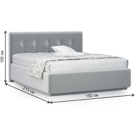 Полутораспальная кровать Sabina