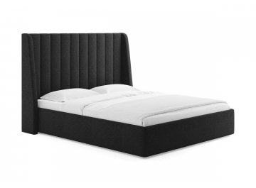 Полутораспальная кровать Samanta графитовый кашемир