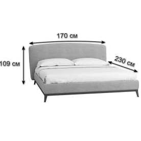 Полутораспальная кровать Сканди Лайт