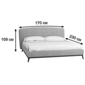 Полутораспальная кровать Сканди Лайт