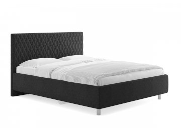 Двуспальная кровать Stella графитовый кашемир