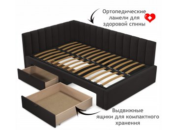 Полутораспальная кровать Milena