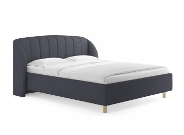 Двуспальная кровать Valencia графитовый диагональ