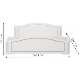 Полутораспальная кровать Виктория