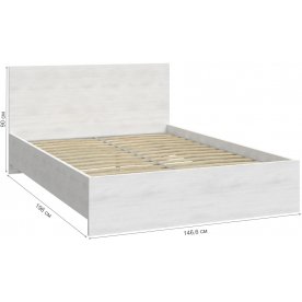 Полутораспальная кровать Виктория ВИ-33