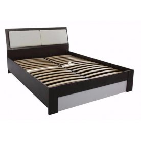 Кровать Мальта 160x200 венге / белый с матрасом