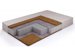 Матрас Томсон Кокос Мульти 140х200 жаккард белый