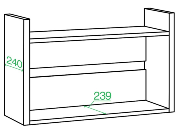 Полка ПКЛ-О Ш