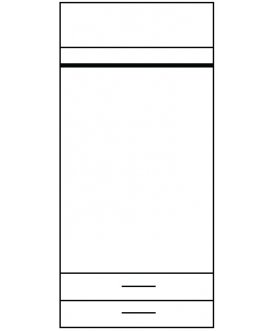 Шкаф двухдверный Tiffany 2DG2S