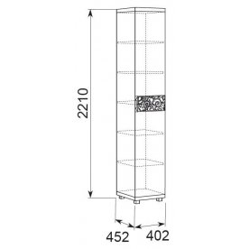 Шкаф-пенал Ирис 12