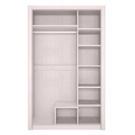 Шкаф трехдверный для одежды Мальта лиственница сибиу / дуб сакраменто без зеркала