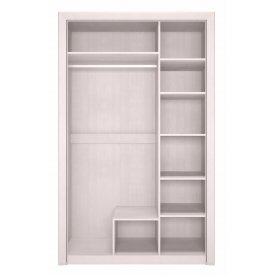 Шкаф трехдверный для одежды Мальта лиственница сибиу / дуб сакраменто с зеркалом