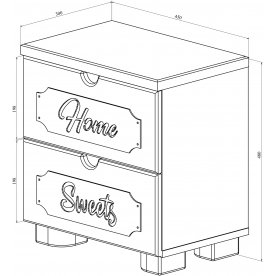 Прикроватная тумба ДримСтар ДС-14