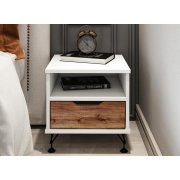 белый / дуб бомонд лофт